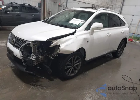 2013 Lexus Rx 350 F Sport из США, поврежденный, VIN 2T2BK1BA4DC195400